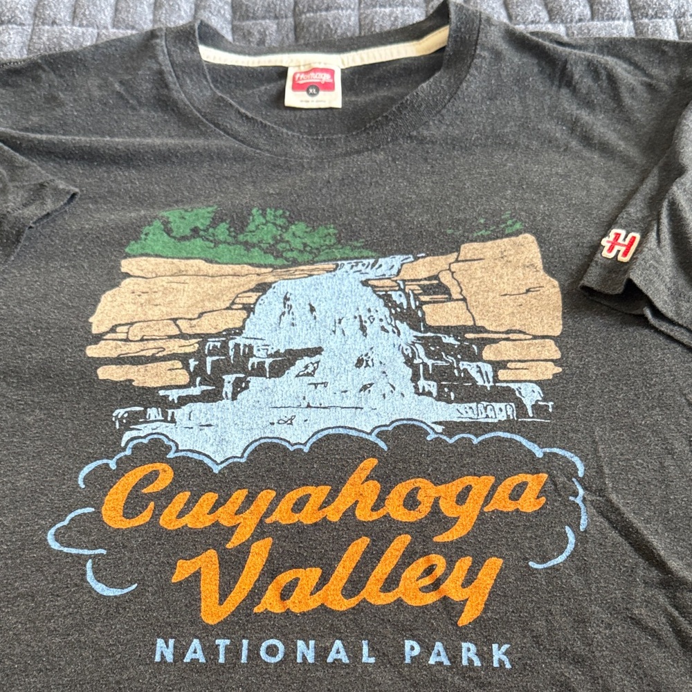 HOMAGE Dark Gray Cuyahoga Valley Tee
